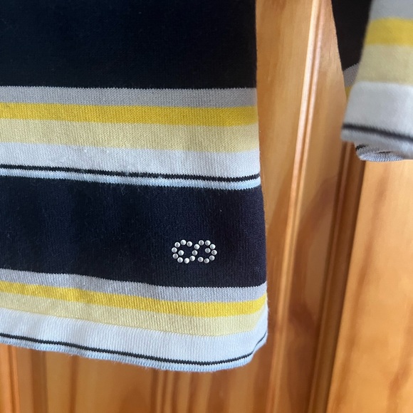 Escada Sport boat neck, striped top, size small - Picture 3 of 7